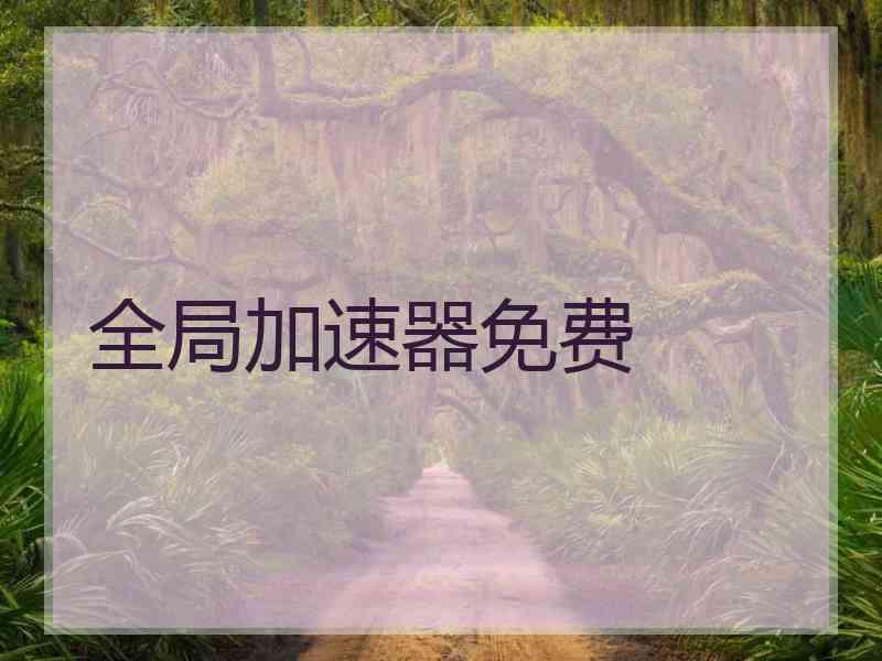 全局加速器免费