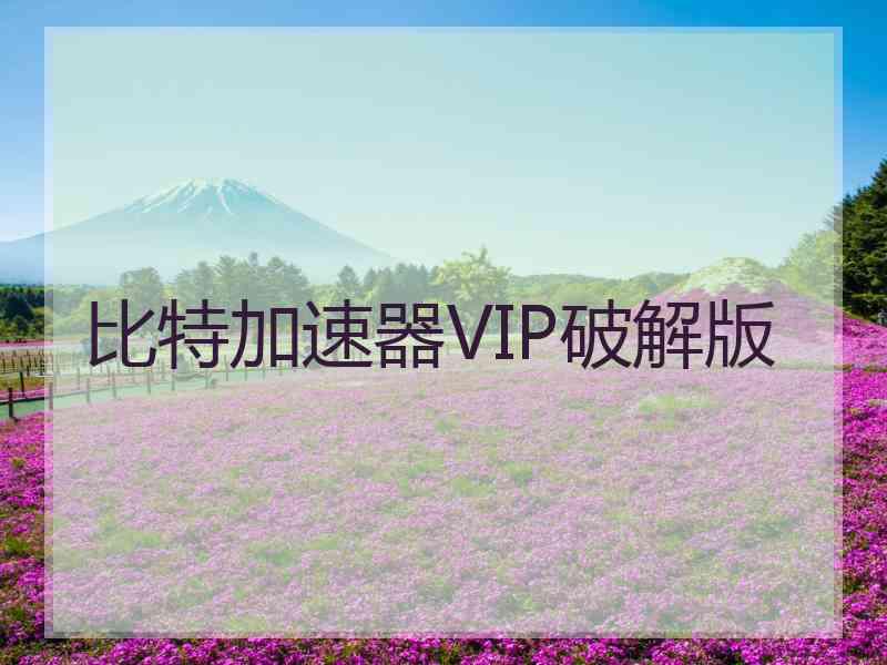 比特加速器VIP破解版