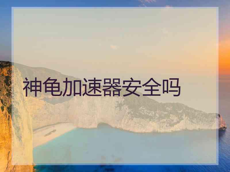 神龟加速器安全吗