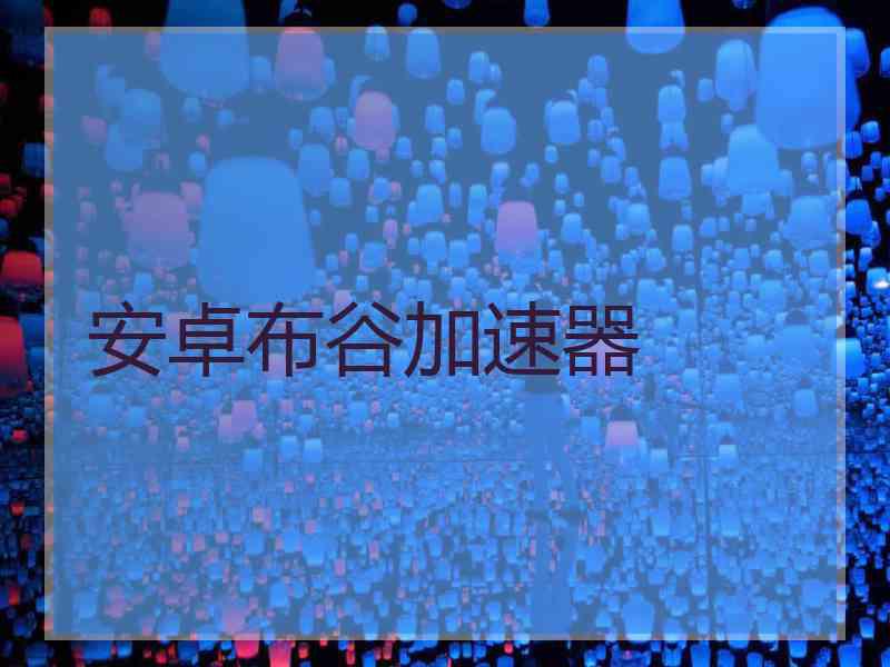 安卓布谷加速器