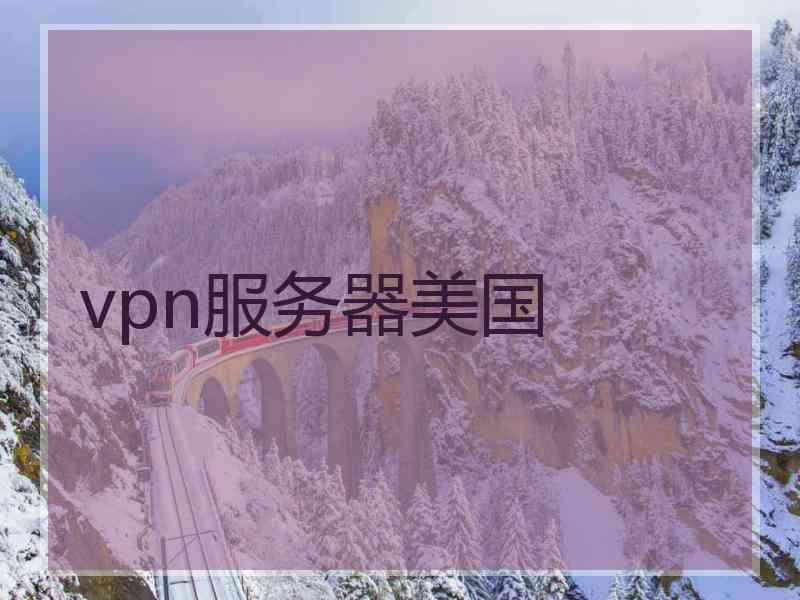 vpn服务器美国