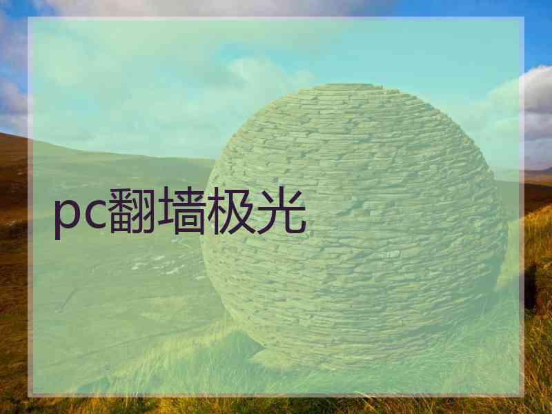 pc翻墙极光