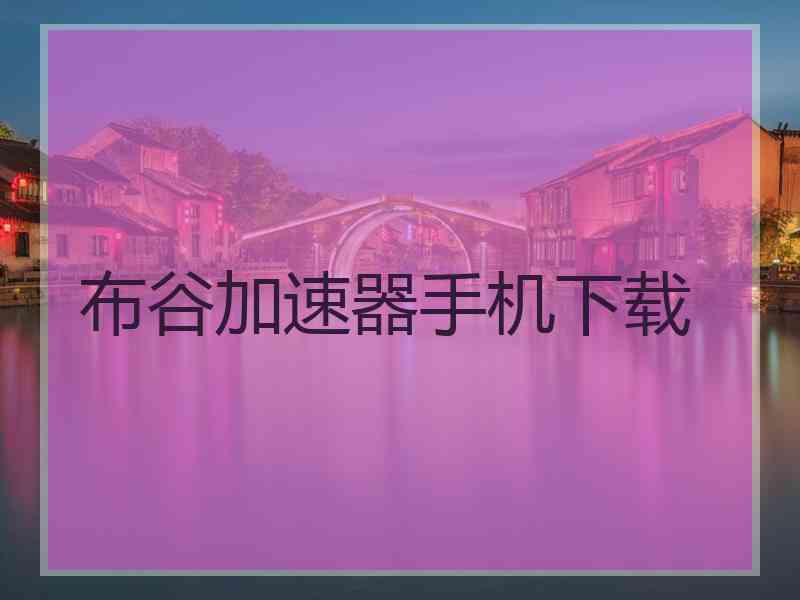 布谷加速器手机下载