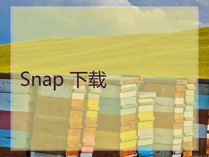 Snap 下载