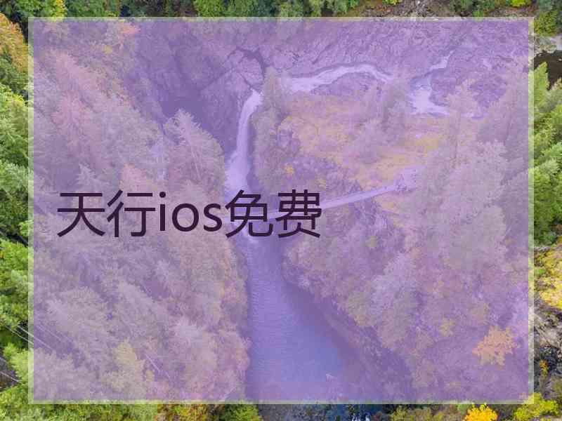天行ios免费