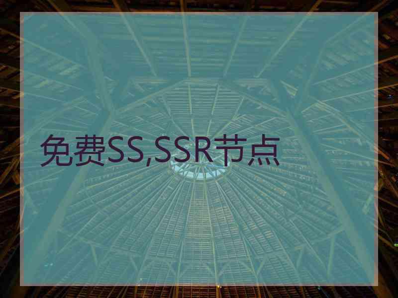 免费SS,SSR节点