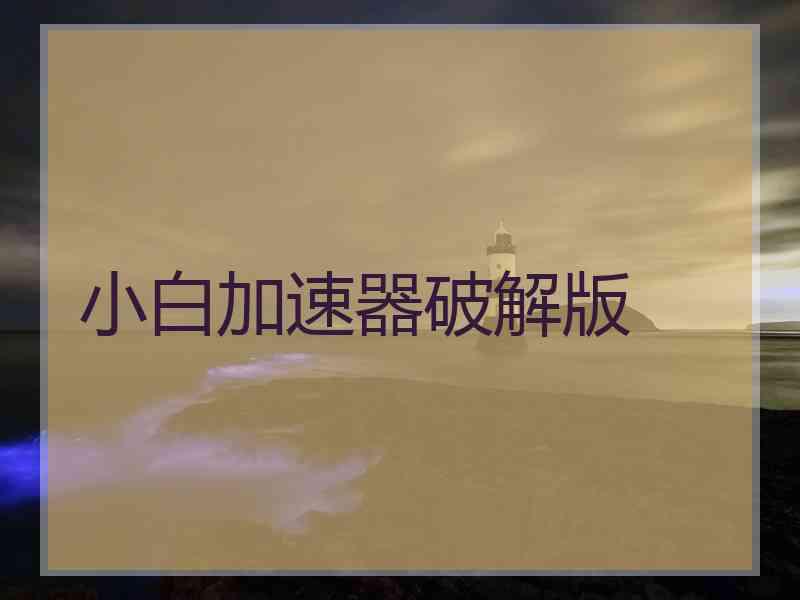 小白加速器破解版