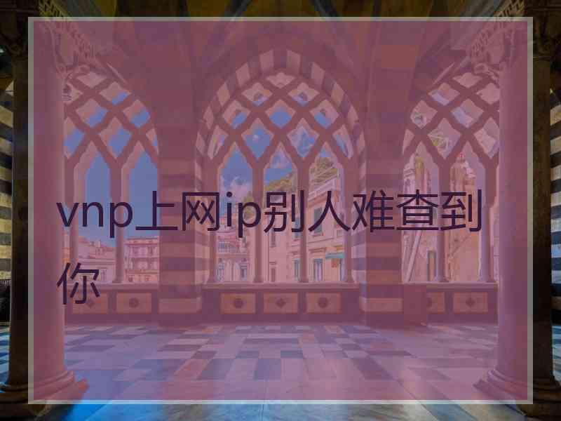 vnp上网ip别人难查到你