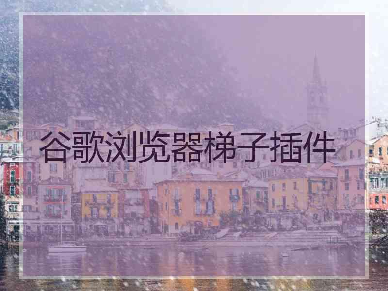 谷歌浏览器梯子插件